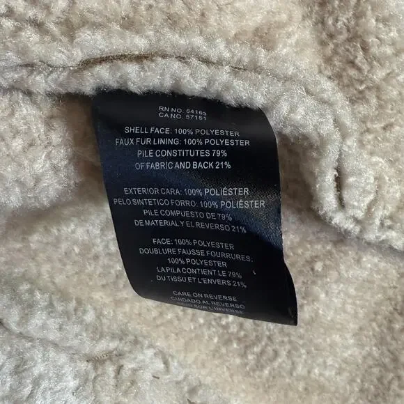 Club Room Men's Faux Suede shearling lined Jacket,, Tan L $250 - Picture 9 of 9